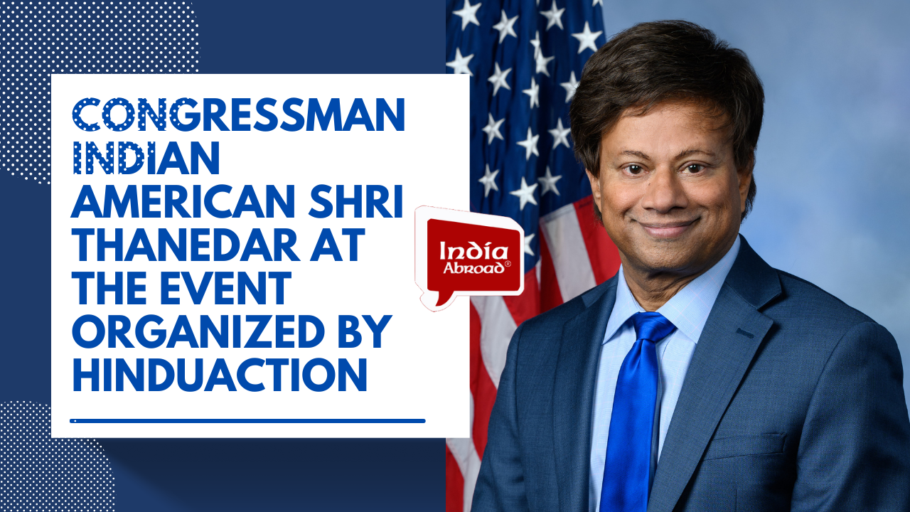 Congressman Indian American Shri Thanedar at the event organized by HinduACTion